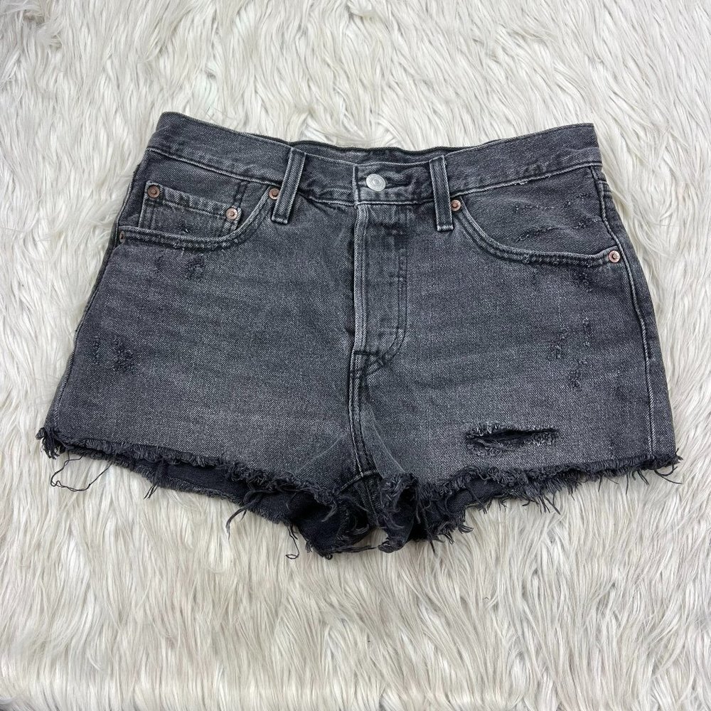 Levi's Premium Women's 501 Button Fly Denim Shorts